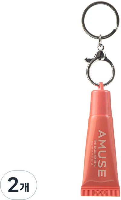 AMUSE 틴트 밤 키링, 04 워터 멜론, 6g, 2개 - 쿠팡