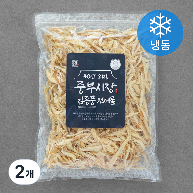 주일 중부시장 김종풍 손질황태채(냉동), 350g, 2개