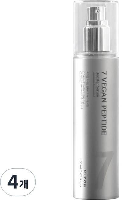 미즈온 7 비건 펩타이드 부스터 세럼, 4개, 150ml - 쿠팡