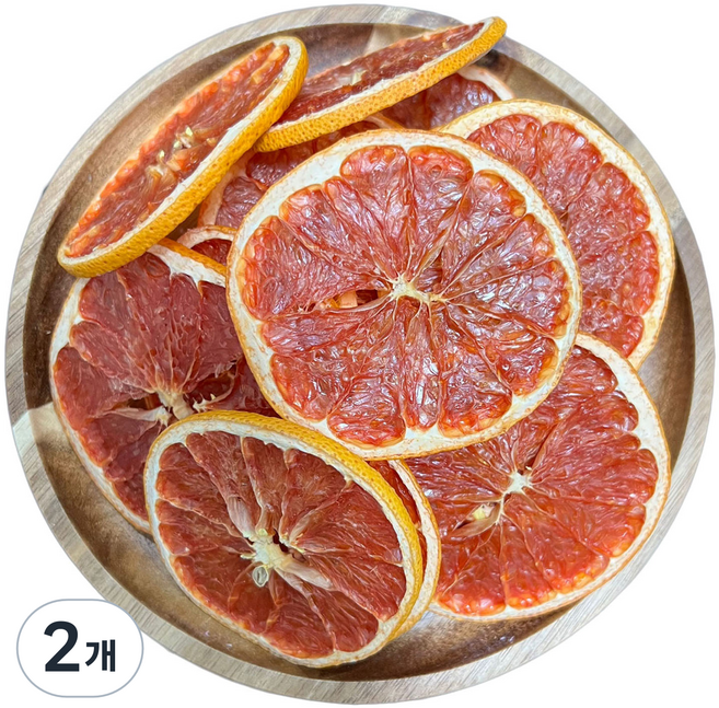 니칩내칩 바삭바삭 잘 말린 건조자몽 원형컷, 100g, 2개