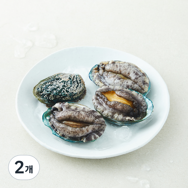 아라보감 국내산 ASC 인증 전복 (냉장), 2개, 200g(4마리)