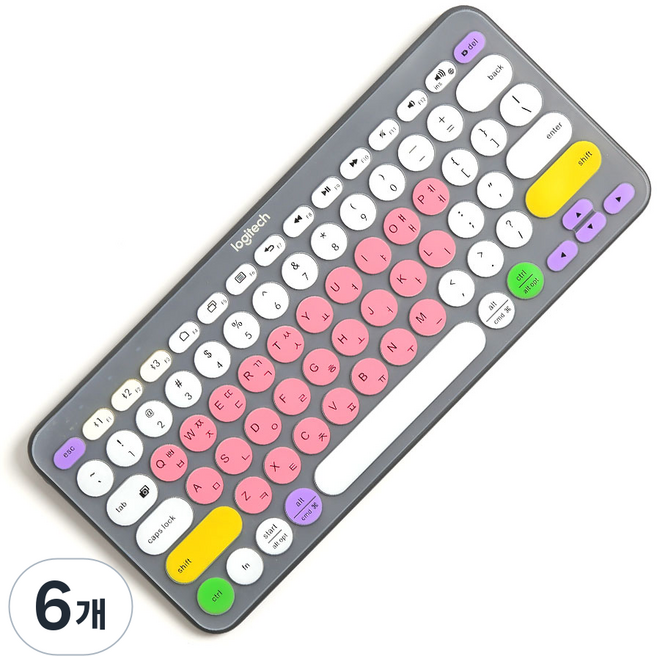 대니하우스 로지텍 k380 키스킨 한영, 6개