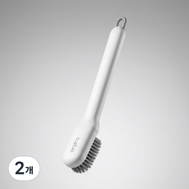 몰투데이 구석구석 운동화 세탁 청소 신발 솔, 화이트, 2개