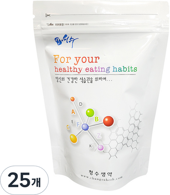 청수생약 볶은 골드 아마씨 분말, 25개, 1kg