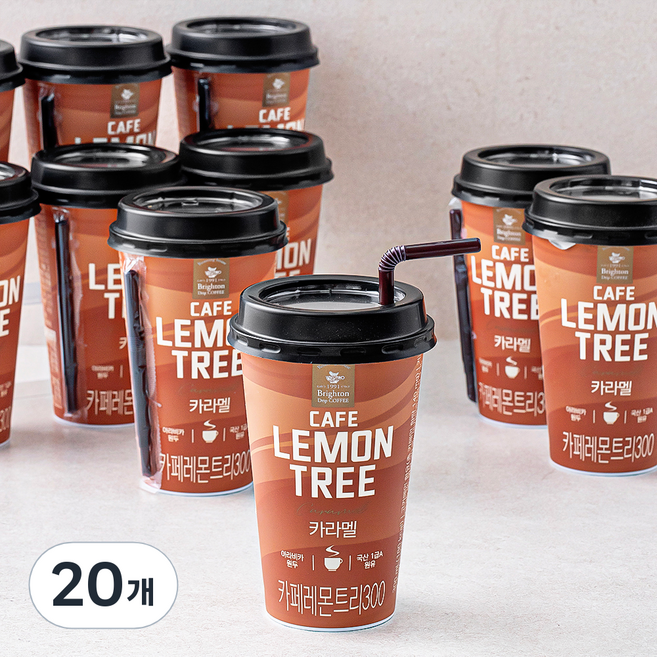 카페 레몬트리 300 카라멜, 300ml, 20개
