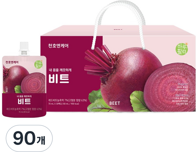 천호엔케어 내 몸을 깨끗하게 비트즙, 70ml, 90개