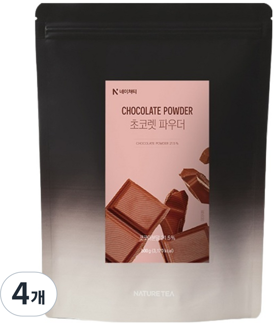 네이쳐티 초코렛파우더, 800g, 4개, 1개입