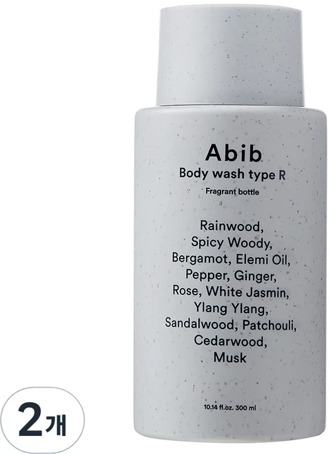 아비브 바디 워시 타입R 프라그란트 보틀, 300ml, 2개 - 쿠팡