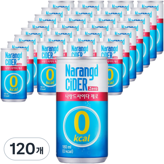 나랑드사이다 제로, 180ml, 120개
