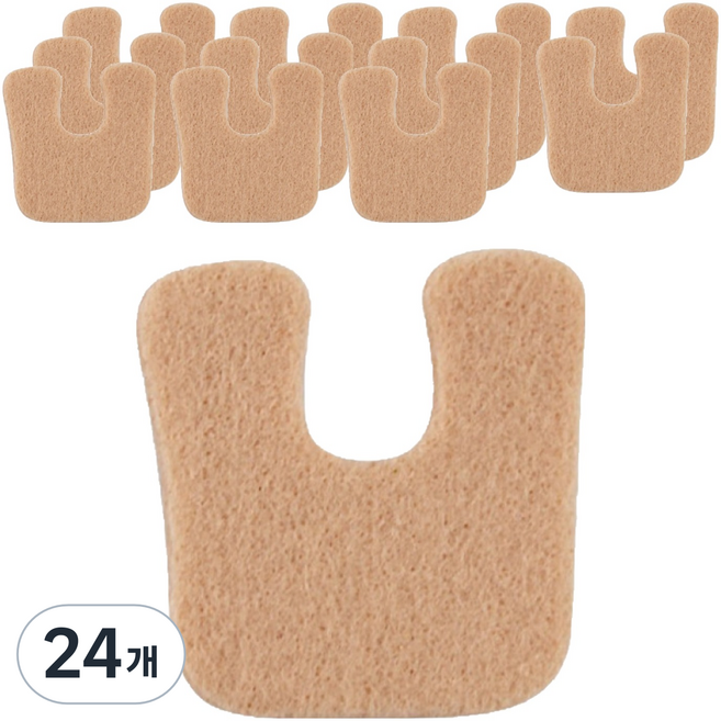 고몰 물집 보호 쿠션 패치 브라운, 24개