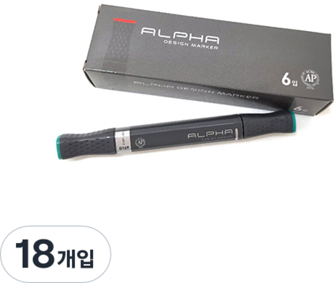 알파색채 디자인마카낱색 G169 DarkAqua, 1색, 18개