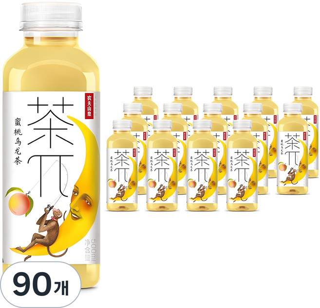 차파이 복숭아 우롱차, 500ml, 90개