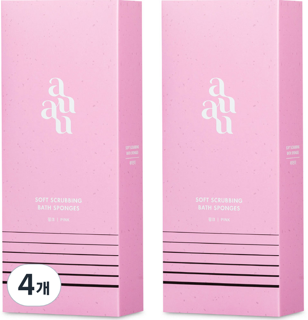 아유아유 매직펀지, 핑크, 1개입, 4개