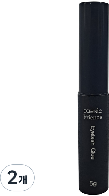 다크니스 프렌즈 속눈썹 접착제, 2개, 검정
