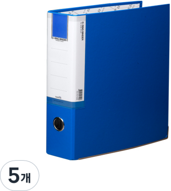 희망 D링 합지 바인더 파일 5cm 3공, 청색, 5개