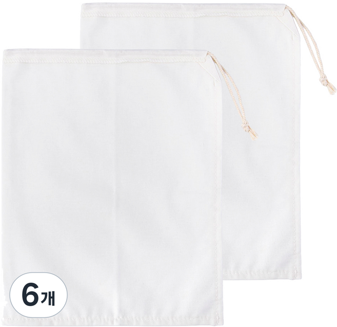 코멧 순면 주머니, 6개
