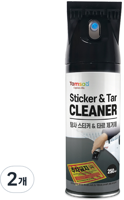 탐사 스티커 앤 타르 제거제, 250ml, 2개