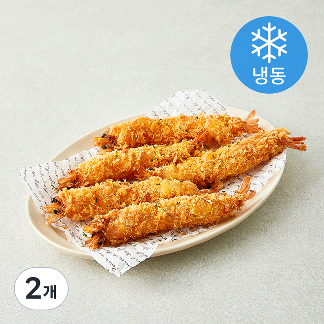 DIAMOND 빵가루 새우튀김 헤드온 6개입 (냉동), 300g, 2개