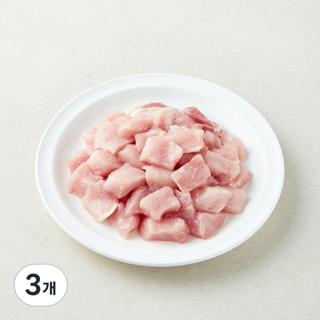 대성한돈 등심 카레용 (냉장), 3개, 300g