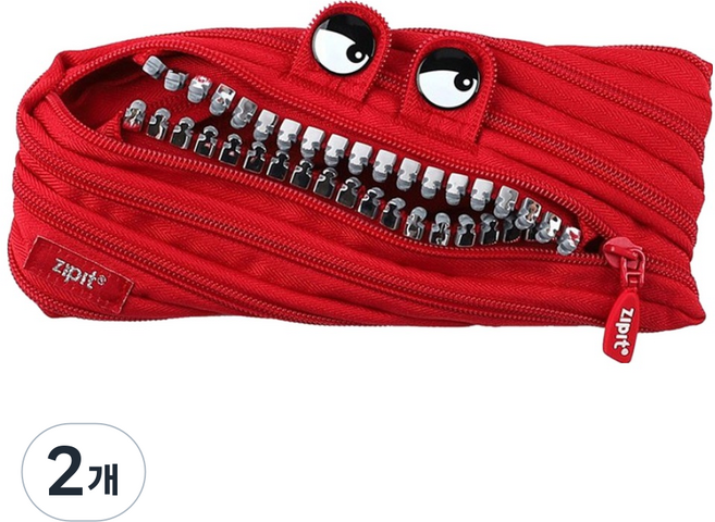 집잇 그릴즈 몬스터 파우치, 레드, 2개
