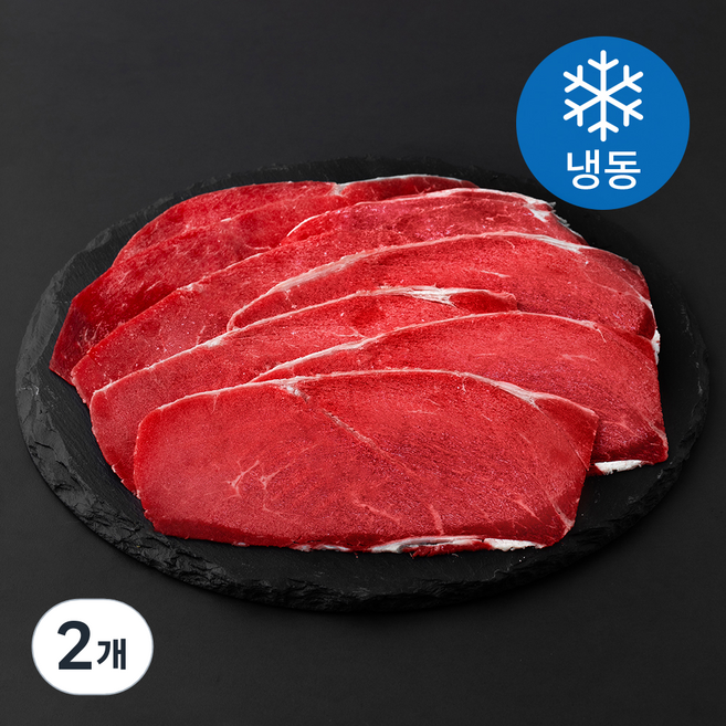 굿미트찹 호주산 앞다리살 소불고기용 2개입 (냉동), 2개, 700g