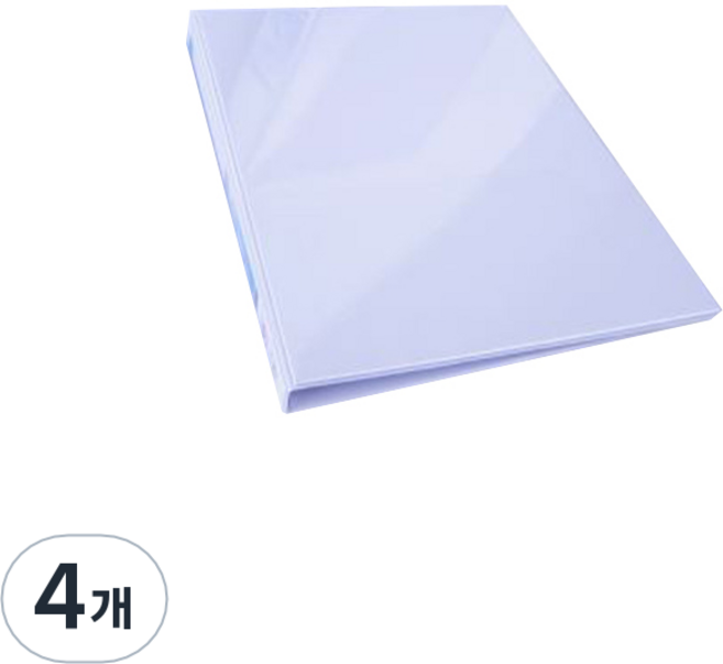MAME 사다리 바인더 A4 7cm, 투명, 4개