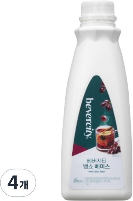 베버시티 뱅쇼 베이스, 1kg, 4개