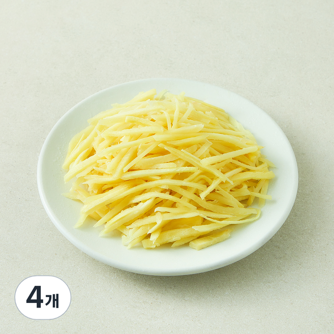 국내산 생강채, 4개, 200g
