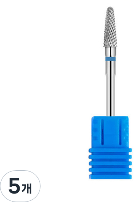 바르나 메탈릭 네일비트 쏙오프 No 04 실버 텅스텐 D형, 5개