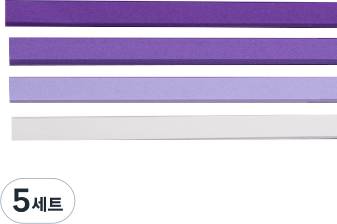 미소로운 이벤트 양면 별 종이접기 멀티페이퍼 퍼플 그라데이션 1350p 세트, 5세트, 4색