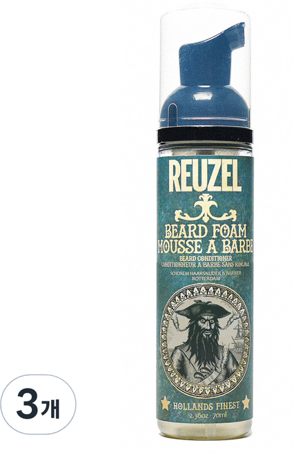 리우젤 비어드 폼, 70ml, 3개