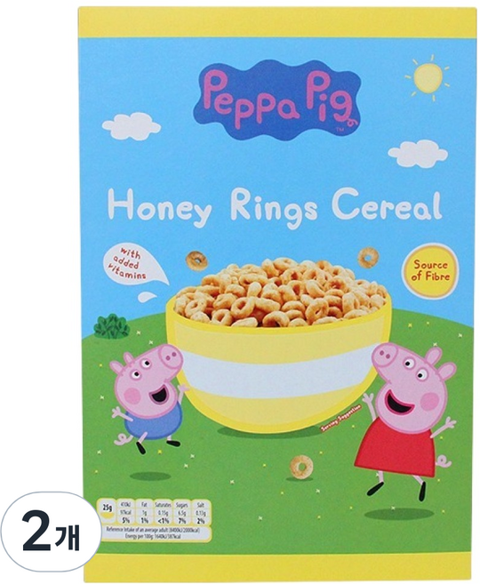 페파피그 허니 시리얼, 375g, 2개, 고소한맛