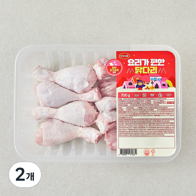 한강식품 요리가 편한 닭다리 (냉장), 2개, 700g