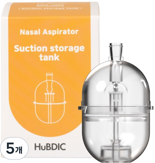 휴비딕 크린노즈 인아웃 부속품 흡인저장부, 5개