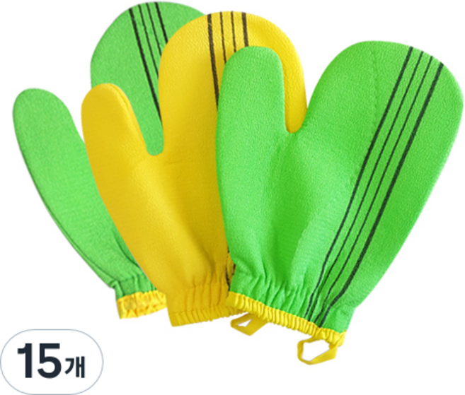 소프렌 엄지 목욕장갑, 랜덤 발송, 1개입, 15개