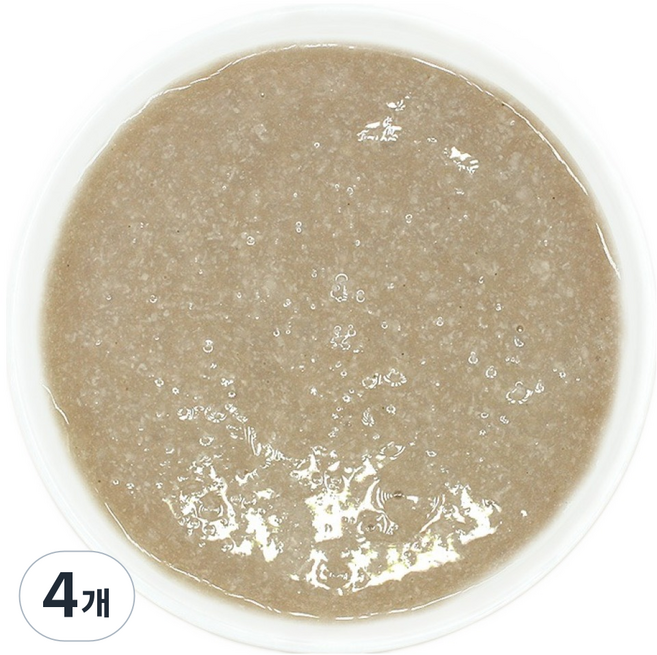 짱죽 초기 7개월부터 실온 이유식 한우콜라비묽은죽, 140g, 4개