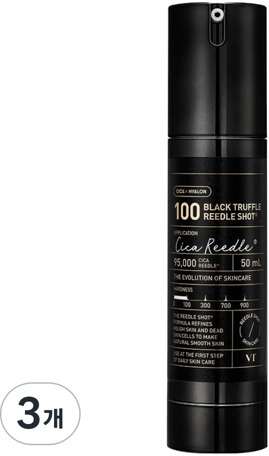 브이티코스메틱 블랙 트러플 100 리들샷, 50ml, 3개 - 쿠팡