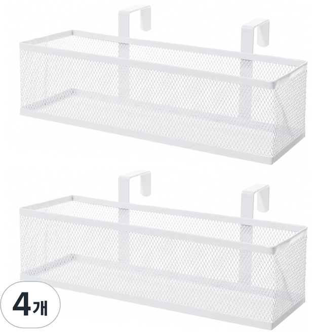 노바리빙 오피스 파티션 선반, 화이트, 4개