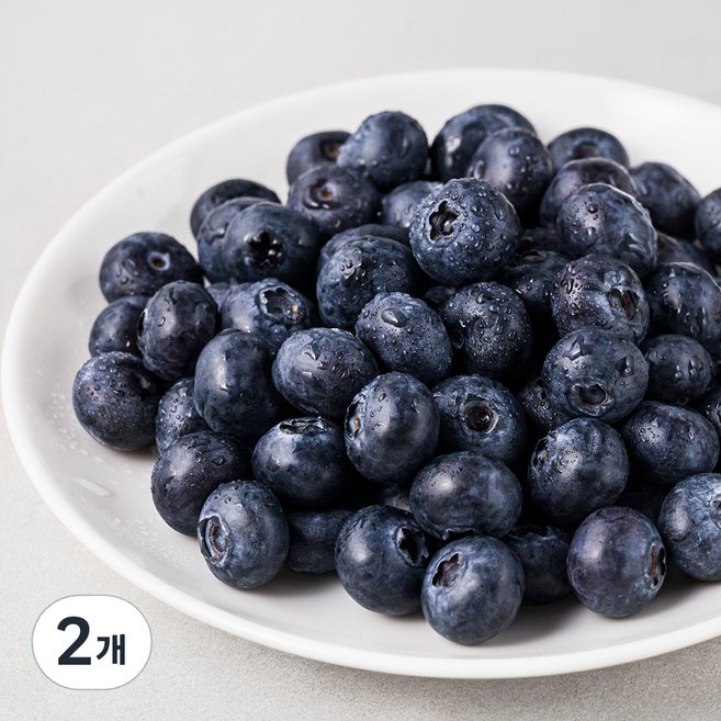 국내산 블루베리, 100g, 2개
