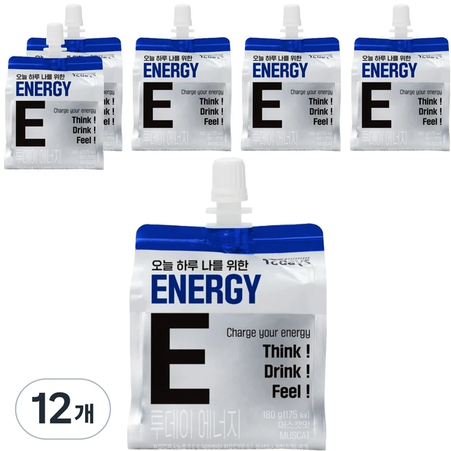 투데이 에너지 머스캣, 180g, 12개 - 쿠팡