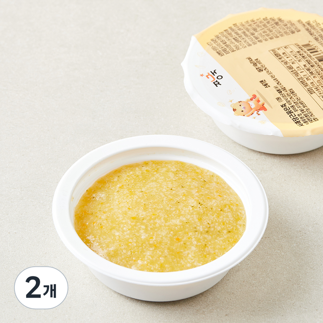 짱죽 냉장 초기 7개월부터 사과당근 묽은죽 이유식, 140g, 2개