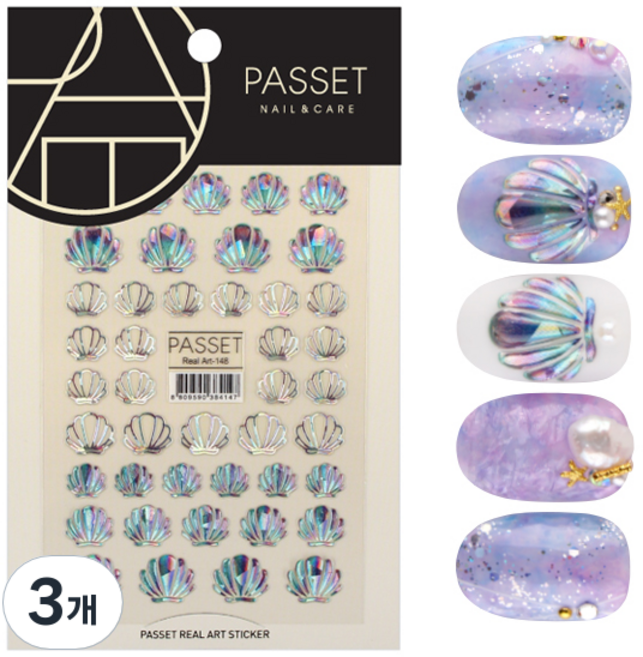파셋 리얼아트스티커, ART148, 3개