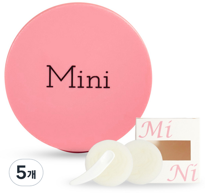 셀프천사 미니 DIY 비비 쿠션 케이스 5g, 핑크 미니, 5개