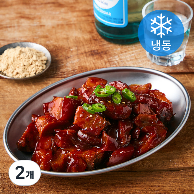 복선당 나 혼자 매운 불족발엔 콩가루 밀키트 (냉동), 214g, 2개