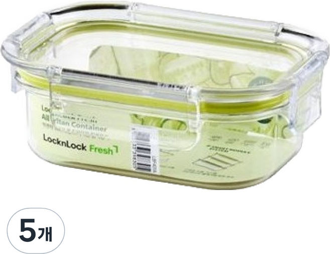 락앤락 올트라이탄 밀폐용기, 5개, 260ml