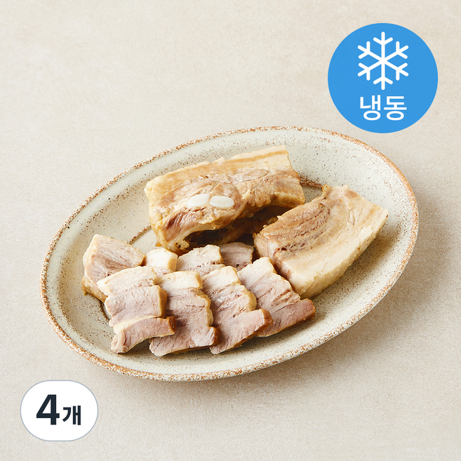 고깃집왕건 삼겹수육 (냉동), 330g, 4개