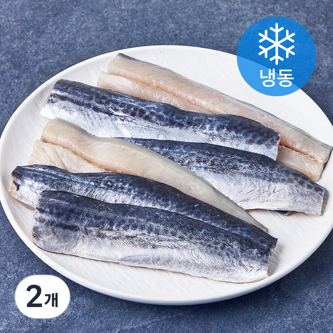 고등어청년 가시 99.9% 제거 절단 삼치 쪽 당 100~150g (냉동), 2개, 1kg