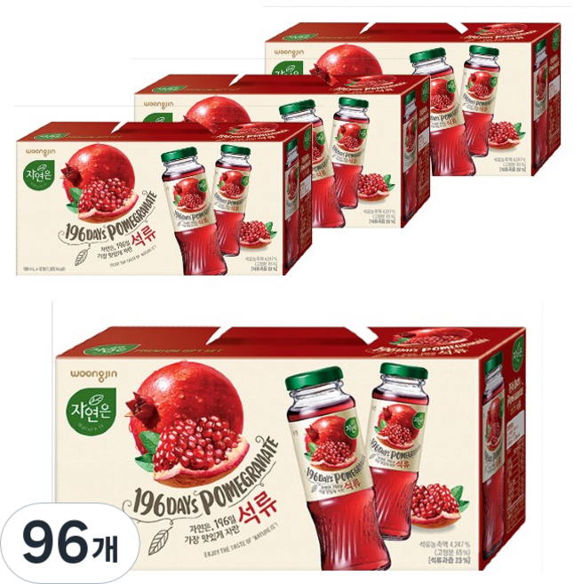 자연은 196일 석류, 96개, 180ml