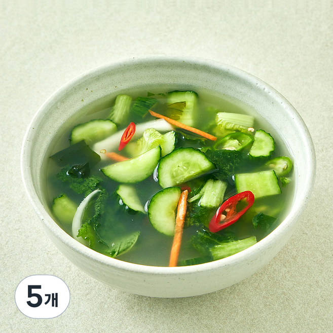모산김치 갓담근 시원한 오이 물김치, 1kg, 5개