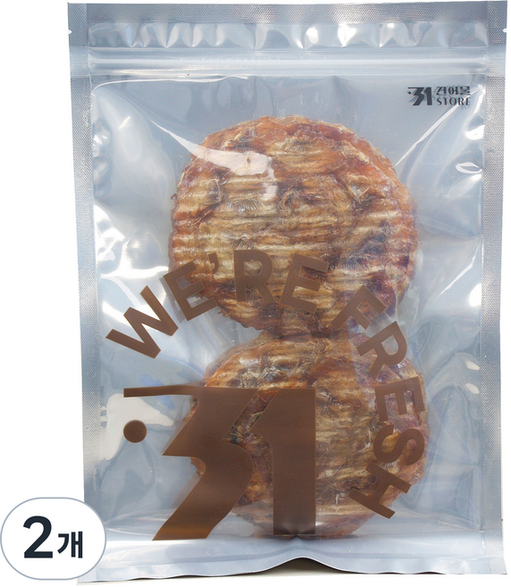 31건어물 구운 쥐포 10p, 2개, 200g